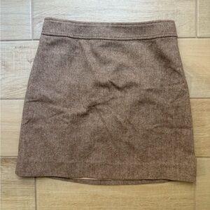 J crew factory herringbone skirt size 8